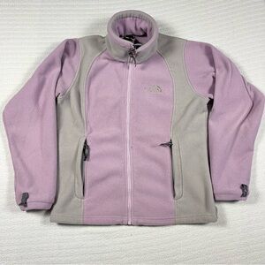 The North Face Jacket Women Small Lavender Denali Fleece Full Zip Polartec